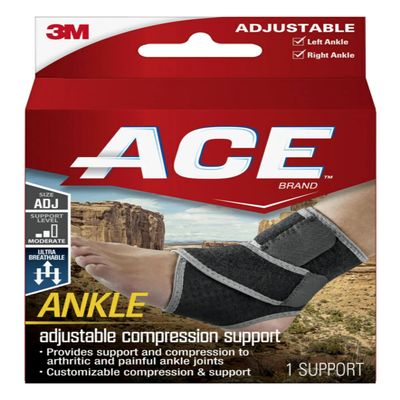 Ace Neoprene Ankle Brace, One Size (1 Brace)