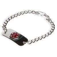Emerg Alert Diabetic Medical Id Jewelry Bracelet