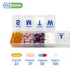 EZY DOSE Weekly (7-Day) Pill Case, Medicine Planner, Vitamin Organizer Box, 3X-Large Compartments to Secure Prescription Medication and Prevent Accidental Spilling, Clear Lids, BPA Free view 3