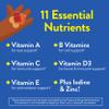 Lil Critters Gummy Vites Daily Gummy Multivitamin for Kids, Vitamin C, D3 for Immune Support Cherry, Strawberry, Orange, Pineapple and Blueberry Flavors, 70 Count Gummies view 3