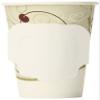 Solo Paper hot Drink Cups in Bistro Design, 8 oz, Maroon, 50/Pack view 2