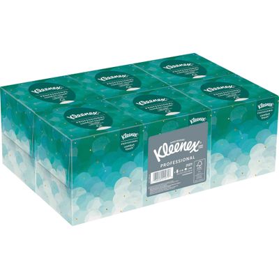 Kleenex Professional Facial Tissue Cube for Business (21271), Upright Face Tissue Box, 6 Bundles / Case, 6 Boxes / Bundle, 36 Boxes / Case