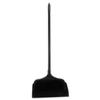 Rubbermaid Commercial Products Dustpan with Long Handle Plastic Black Compatible with Any Broom for Lobby/Restaurant/Office/Home/Dog Pooper Scooper 12.50" Wide view 1