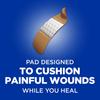 Band-Aid Brand Flexible Fabric Sterile Adhesive Bandages, Comfortable Cushioned Wound Care & Protection for Minor Cuts, Scrapes & Burns, First Aid, Hurt-Free Comfort Pad, One Size 1x3 In, 100 Count view 2