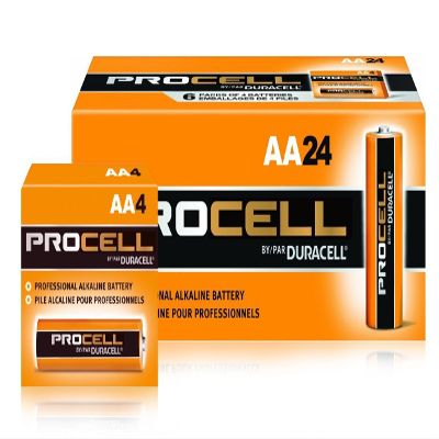 PROCELL AA Alkaline Batteries, 1.5V, 24 Pack for Professional Devices