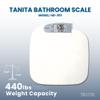 Tanita HD-351 Japan Technology Digital Bathroom Weight Scale- 440 lbs Capacity - Accurate & Precise with 5 Multi-User Convenience, Previous & Current Weight Memory - 2" Easy to Read Large Display view 2