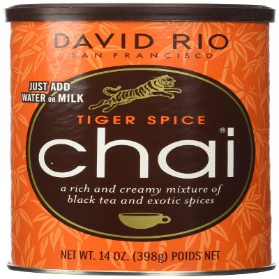 David Rio Tiger Spice Chai, 14oz. - 2 canisters