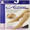Activa Ultra Sheer 9-12 mmHg Thigh High with Lace Top, Black, Size B view 1