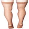 Activa Ultra Sheer 9-12 mmHg Thigh High with Lace Top, Suntan, Size D view 4