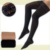 FLA Activa Soft Fit Grad Therapy Closed Toe Thigh Highs w/Lace Band 20 30 mmHg Black Queen H3865 XXL Black view 1
