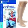 Activa 20-30 mmHg Soft Fit Knee High Socks with Closed Toe, Black, Small view 1