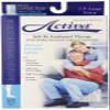 Activa 20-30 mmHg Soft Fit Knee High Socks with Closed Toe, Ivory, XX-Large view 1