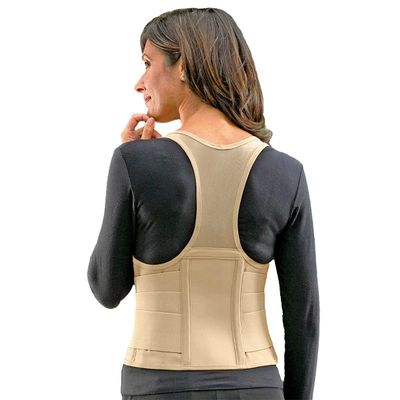 FLA Orthopedic Braces Safe-T-Lift Back Support DX. Black. Large