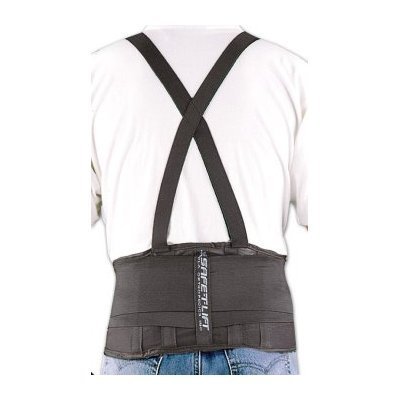 FLA Orthopedics Safe-T-Lift Back Support DX. 3X-Large. Black