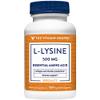 The Vitamin Shoppe L-Lysine 500MG - Immune Support, Collagen Formation & Calcium Absorption, Essential Amino Acid (100 Capsules) view 1