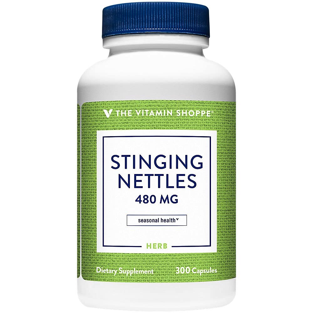 The Vitamin Shoppe Stinging Nettles 480 (300 Capsules) (300 Capsules)