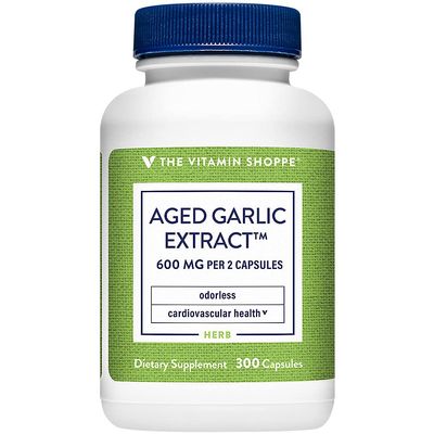The Vitamin Shoppe Garlic 600 MG - Cardiovascular Health, Immune Support & Antioxidant Protection (300 Capsules)