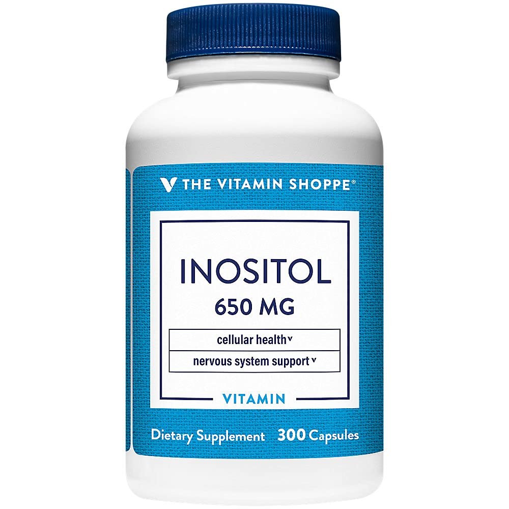 The Vitamin Shoppe Inositol 650MG, Supports Healthy Liver Cellular (300 Capsules)