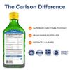 Carlson - Cod Liver Oil, 1100 mg Omega-3s, Liquid Fish Oil Supplement, Wild-Caught Norwegian Arctic, Sustainably Sourced Nordic Liquid, Lemon, 250 ml view 2