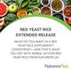 NaturesPlus Herbal Actives Red Yeast Rice, Extended Release - 30 Tablets - Non-GMO, Vegetarian, Gluten Free - 30 Servings view 2
