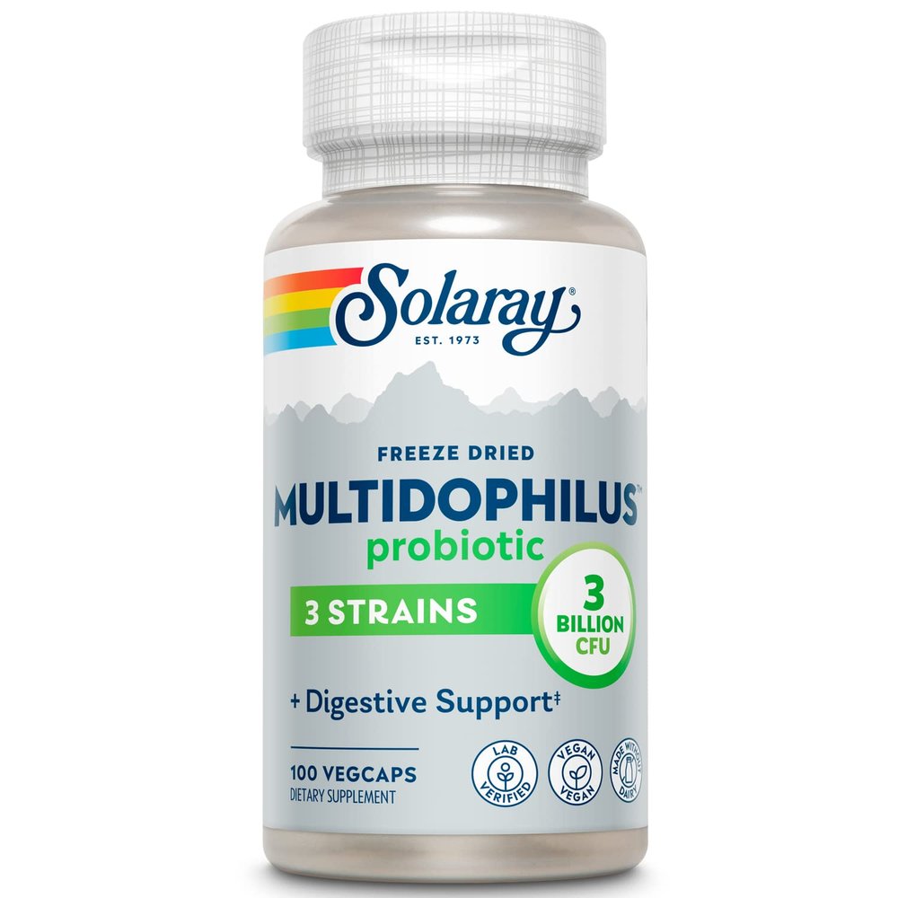 Solaray Multidophilus Supplement 3 Billion, 100 Count