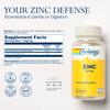 Solaray Zinc 50mg Immune Support Capsules, 100 Count, Vegan, Pumpkin Seed view 2