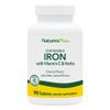 NaturesPlus Chewable Iron, Cherry - 90 Tablets - Supports Natural Energy Production - High-Potency Supplement with Vitamin C & Herbs - 90 Servings view 1