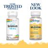 Solaray Yeast Free Selenium 100mcg, Healthy Immune & Thyroid Function Support, Enhanced Absorption, 90 Serv, 90 VegCaps view 3