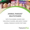 NaturesPlus Animal Parade Source of Life Children's Chewable Multivitamin - 90 Animal Shaped Tablets - Natural Assorted Flavors - Vegetarian, Gluten-Free - 45 Servings view 3