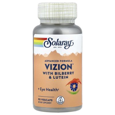 SOLARAY Vizion, Veg Cap (Btl-Plastic) 42mg | 90ct