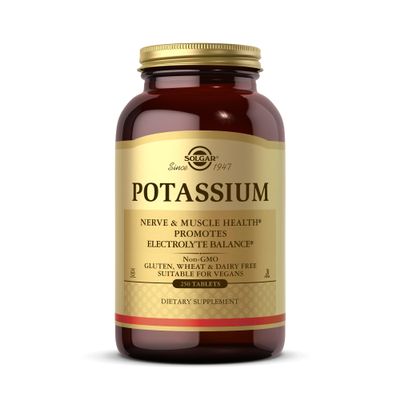 Potassium Gluconate Solgar 250 Tabs