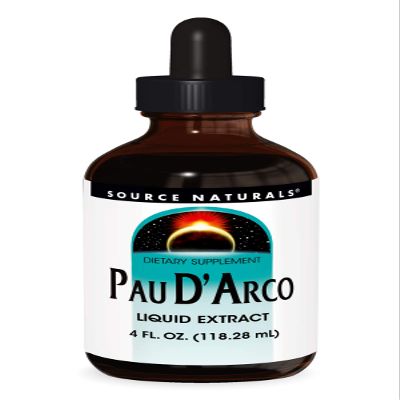 Source Naturals PAU D'Arco Liquid Extract, Support Resriotory Function and The Body's Healthy Inflammatory Response* | Dietary Supplement |1 Bottle | 4 Fluid oz.