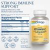 SOLARAY Buffered Vitamin C 500mg - with Bioflavonoids, Rose HIPS and Acerola Cherry - Immune Support Supplement - Easy to Digest, Vegan, Lab Verified, 60-Day Guarantee - 100 Servings, 100 VegCaps view 2