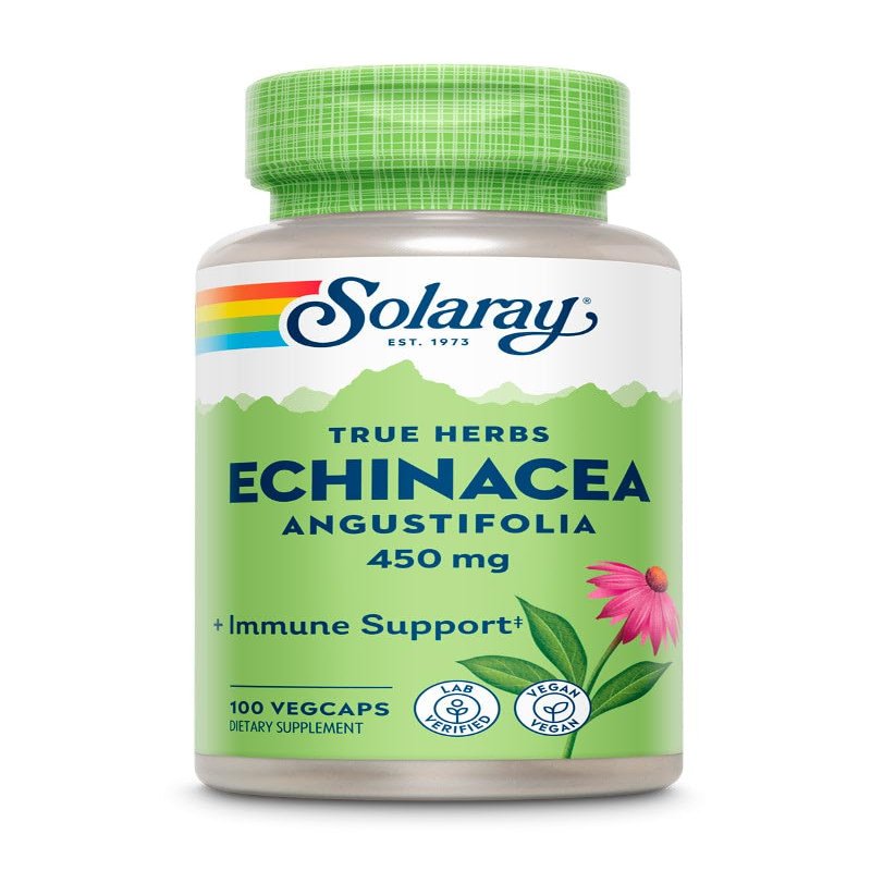 SOLARAY Echinacea Root - 450 MG (100 Capsules)
