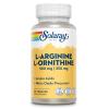 SOLARAY L Arginine L Ornithine 750mg Amino Acids Supplement - Precursors to Nitric Oxide - Non Essential Amino Acids Support Overall Wellness - Vegan, Gluten Free, 60-Day Guarantee - 50 Servings view 1