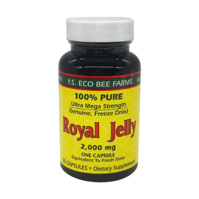 YS BEE Farms Pure Royal Jelly Capsules, 35 CT