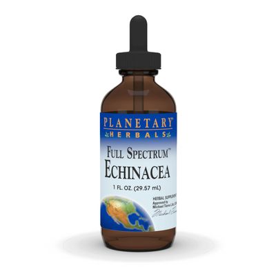 Planetary Herbals Full Spectrum Echinacea Liquid Extract Supplement, 1 Fluid Ounce