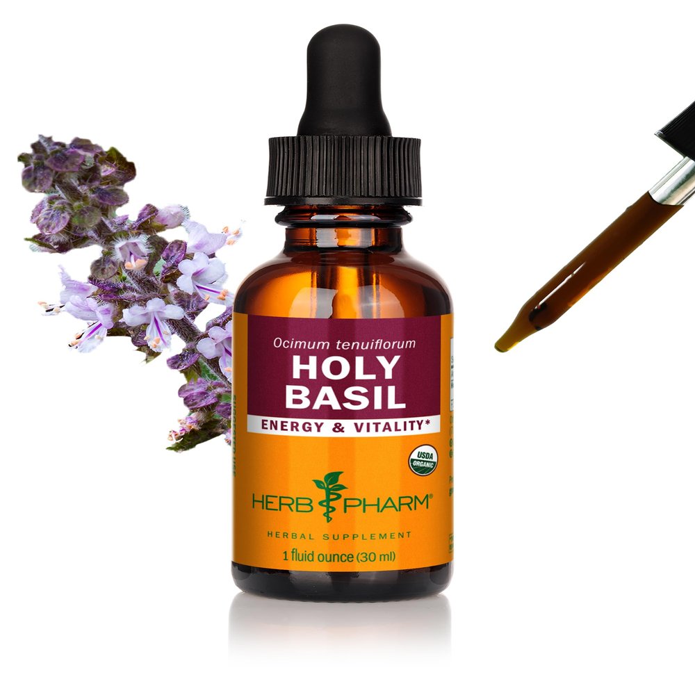 Herb Pharm, Holy Basil Extract Organic, 1 Fl Oz