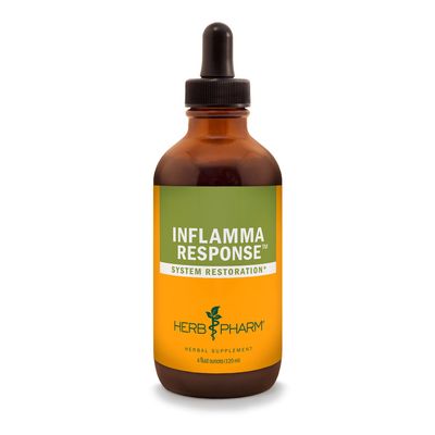Herb Pharm Inflamma Response Liquid Herbal Formula with Turmeric Liquid Extract - 4 Ounce