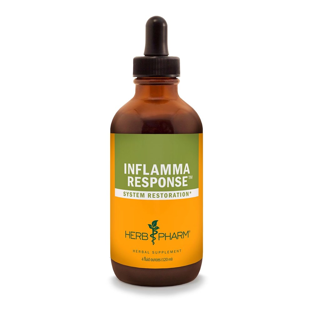 Herb Pharm Inflamma Response Liquid Herbal Formula with Turmeric Liquid Extract - 4 Ounce