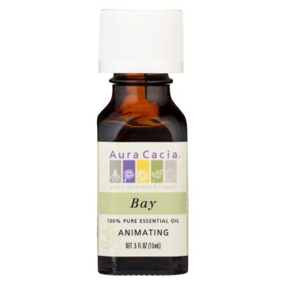 AURA CACIA Bay Essential Oil, 0.5 FZ