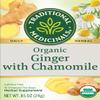Traditional Medicinal Organic Ginger with Chamomile Tea - 16 Bags view 3