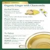 Traditional Medicinal Organic Ginger with Chamomile Tea - 16 Bags view 4