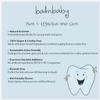 BALM! Baby Kids All Natural Fluoride Free Toothpaste with Xylitol, SLS Free, Vegan, Gluten Free, BPA Free, Zero Waste, Mint, 2 fl oz view 4