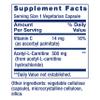 Life Extension Acetyl-L-Carnitine, Acetyl-L-Carnitine, Vitamin C, Brain, Mood & Nerve Health, Cellular Energy, 3-Month Supply, Gluten-Free, Non-GMO, Vegetarian, 100 Capsules view 3