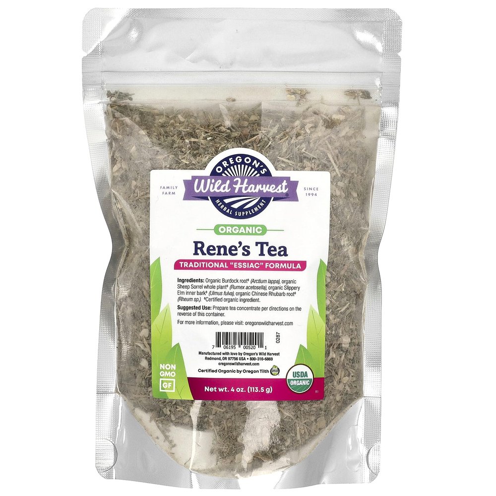 OREGONS Wild Harvest Organic Rene'S Tea Essiac, 4 OZ