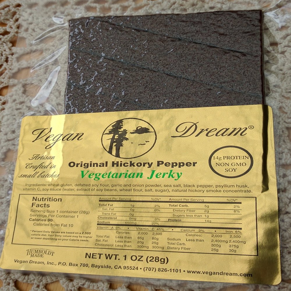 Vegan Dream Jerky - Original Hickory Pepper, 6 Pack