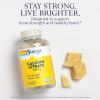 Solaray Calcium Citrate 1000mg - Chelated Calcium Supplement - Supports Bone Strength and Healthy Teeth - Easy to Digest - Vegan - 30 Servings, 120 VegCaps view 3