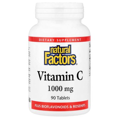 Natural Factors - Vitamin C 1000mg, With Bioflavinoids & Rosehips, 90 Tablets