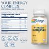 SOLARAY Vitamin B Complex 50 mg - Cellular Energy Vitamins - Metabolism and Nerve Health Support with Vitamin B12, Vitamin B1, B6, Niacin, Folic Acid, Biotin and Other B Vitamins - Vegan, 100 VegCaps view 2